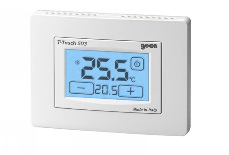 TERMOSTATO DIGITALE GECA T-TOUCH 503 BIANCO PARETE